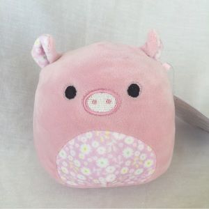 Peter the Floral Pig Squishmallow 4.5” NWT